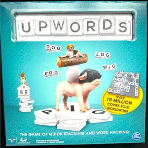 Upwords stacking board game 
3D word game